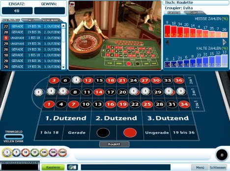 Roulette im WilliamHill Casino